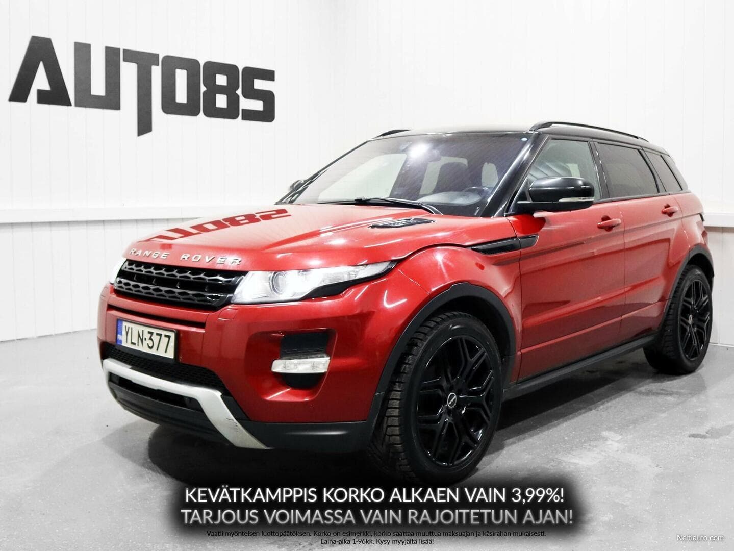 Land Rover Range Rover Evoque 2.2 SD4 Dynamic 4x4 * HUIPPUVARUSTELTU * SPORTTIPENKIT * PANORAMA * NAVI * KOUKKU * MERIDIAN * KEYLESS * AUTO85TURVA