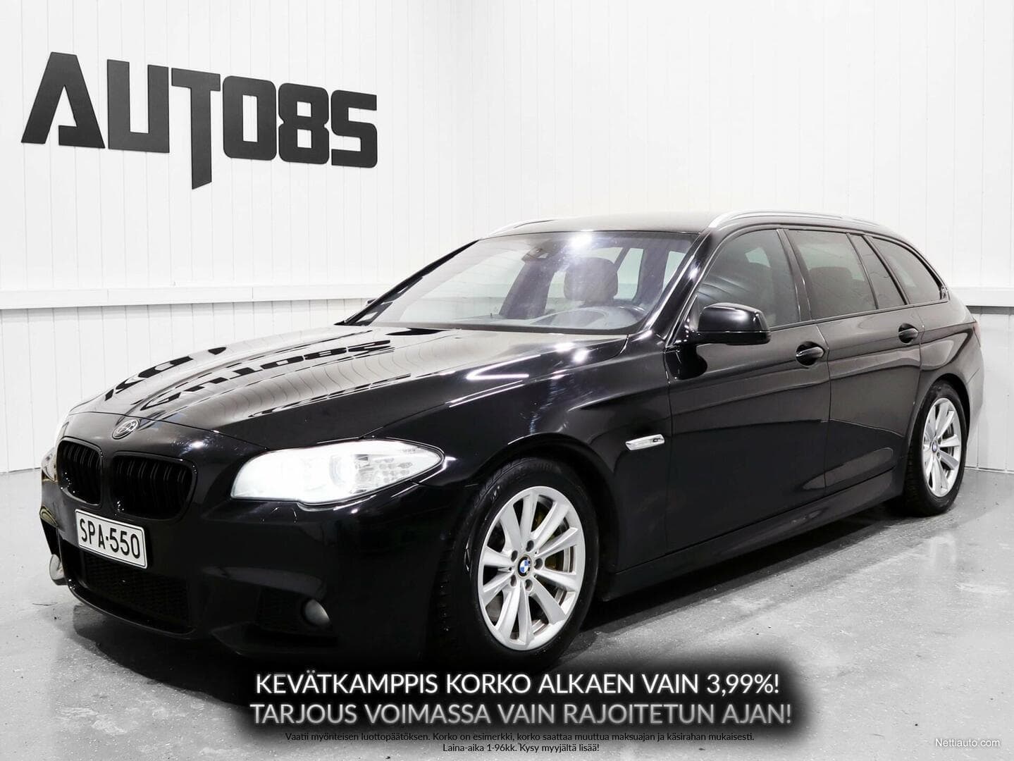 BMW 535 dA M-Sport Touring F11 * RAHOITUS 0e KÄSIRAHALLA * 360° * IMUOVET * HUD * PROF. NAVI * HIFI DSP * KEYLESS YMS!