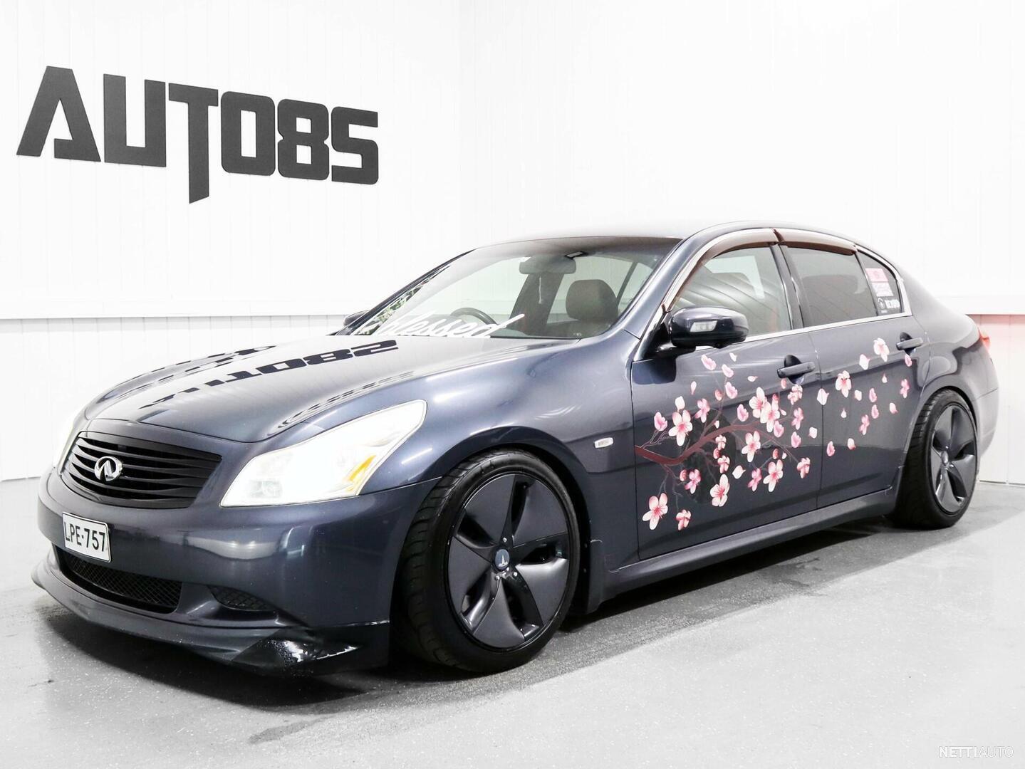 Nissan Skyline 350GT PV36 Aut. * RAHOITUS 0e KÄSIRAHALLA * BLITZ ALUSTA * XXR ALUT * LUKKOPERÄ * ISOT JARRUT * KONJAKKINAHAT YMS!