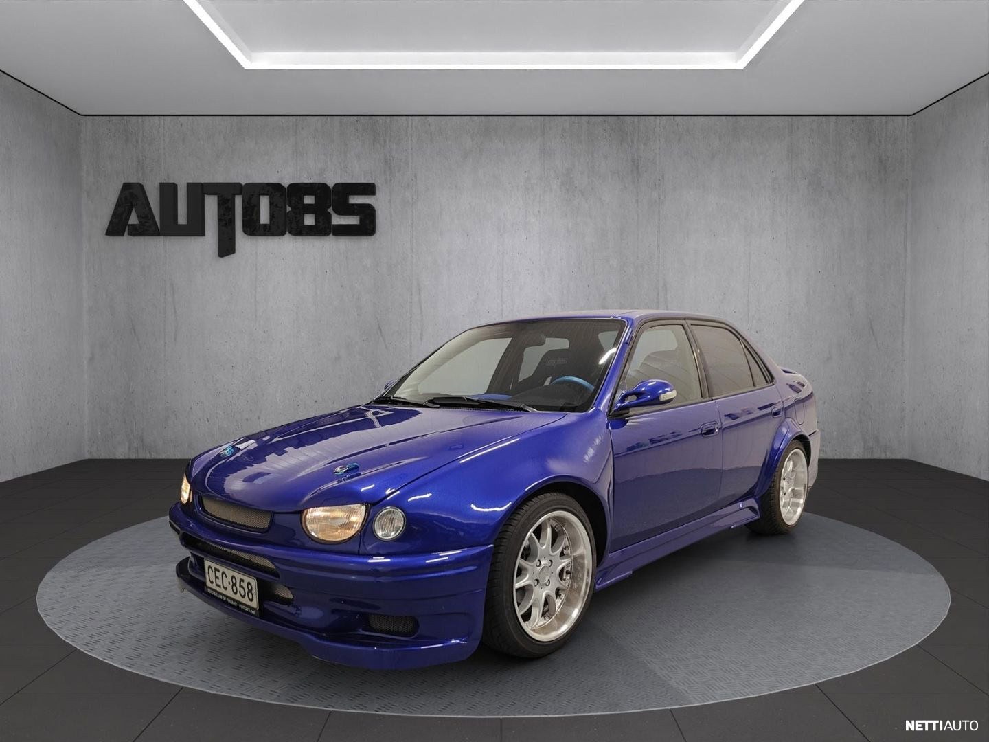 Toyota Corolla 1.6 4d WRC || 2000 luvun alku soitteli perään | Täysin rakennettu | Alusta | Sisusta | Vanteet | Popit | Levitykset ym