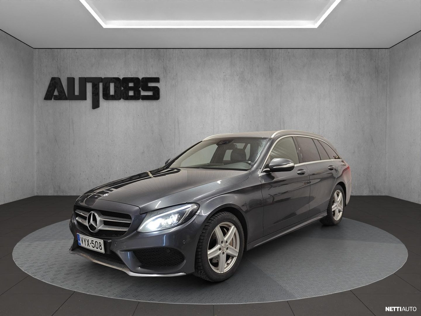 Mercedes-Benz C 220 BlueTec T A Premium AMG || LED | Burmester | Webasto | Kamera | Ambience | Sähkökontti | Vetokoukku | Kokonahat ym