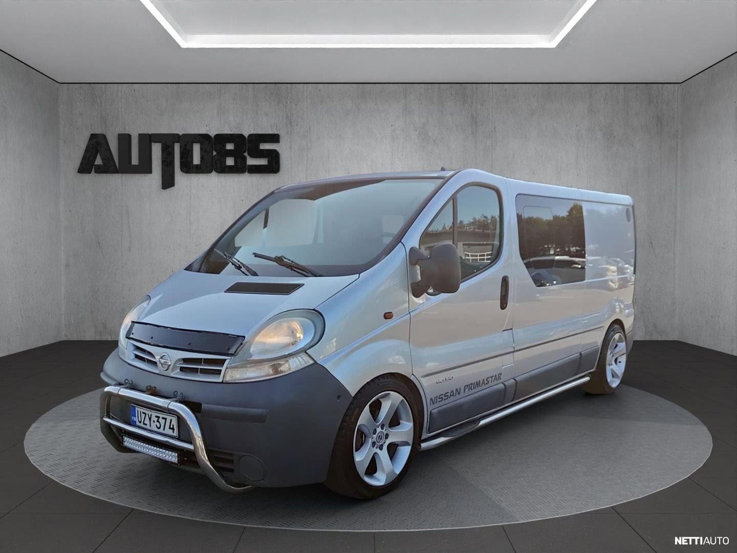 Nissan Primastar 2.5 DCi jatko-ohjaamo || 5-paikkainen | Huippuhifit | Alpine soitin | Kylkiputket | Kamera | 19